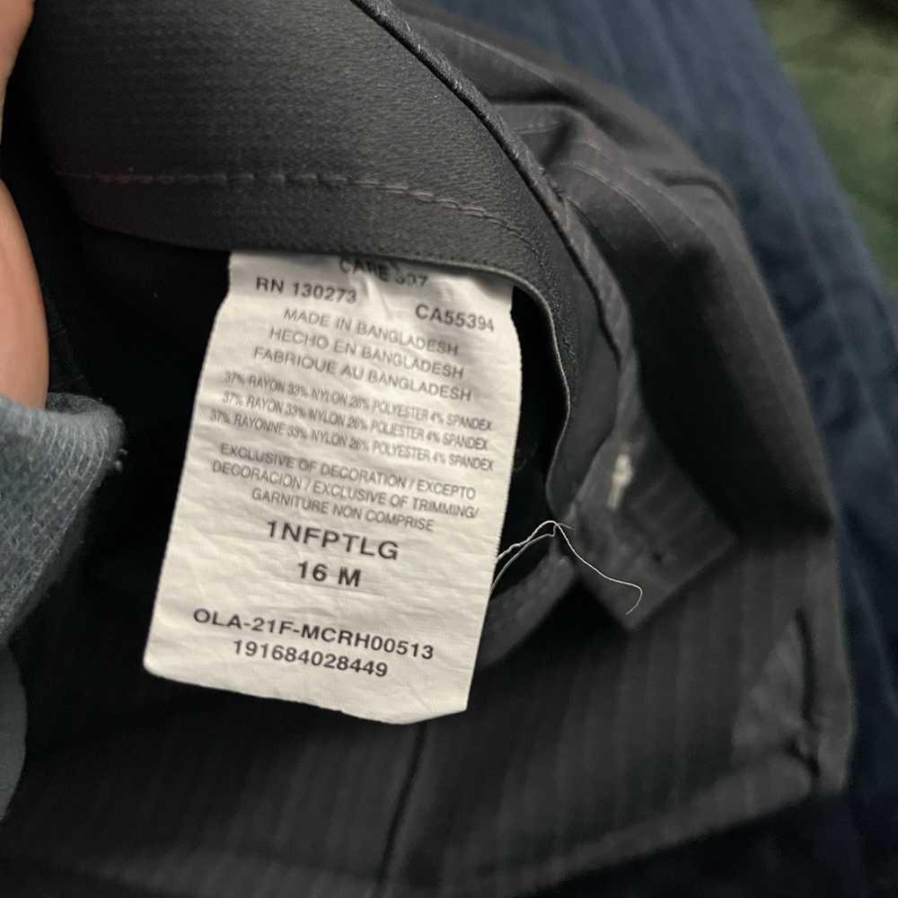Lee Women’s Pinstripe Dress Pants - Picture 3 of 4